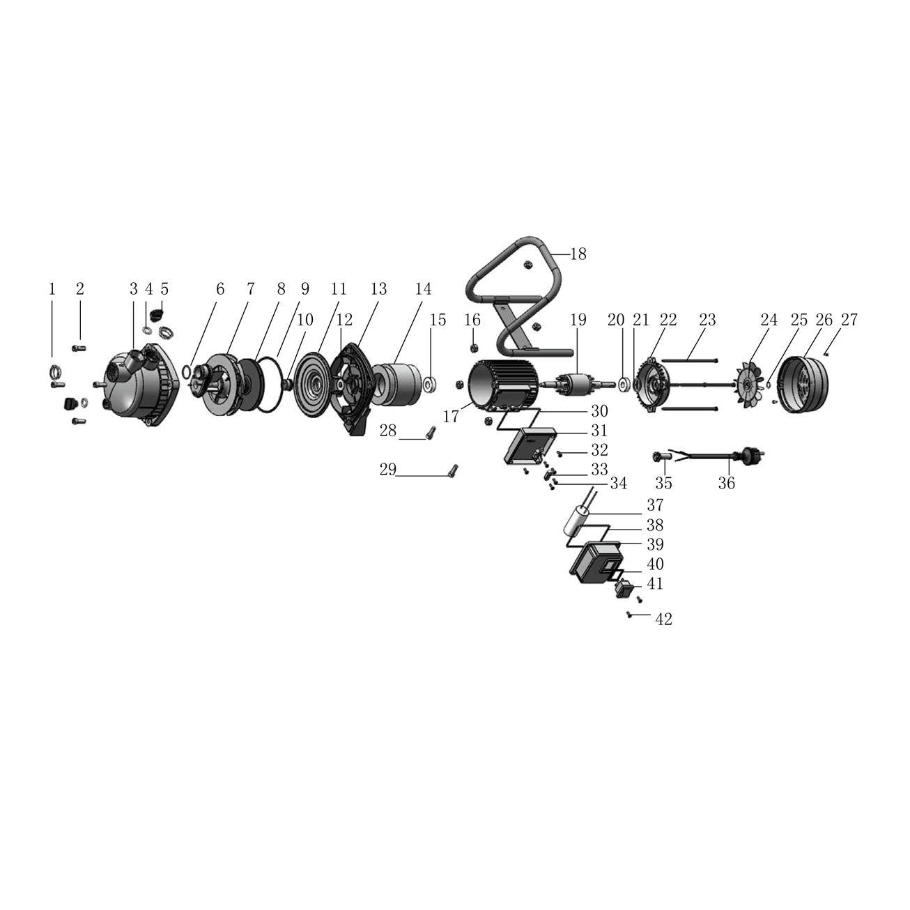 Насос поверхностный, центробежный НПЦ-М1-600