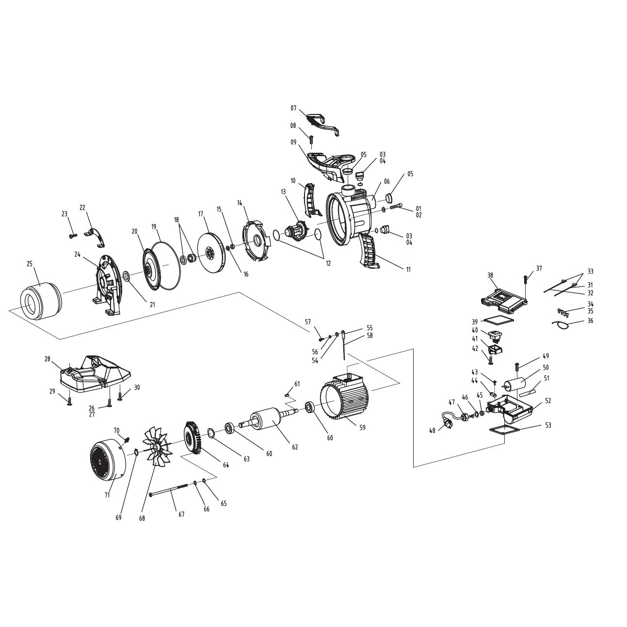 Насос поверхностный, центробежный НПЦ-Т3-600