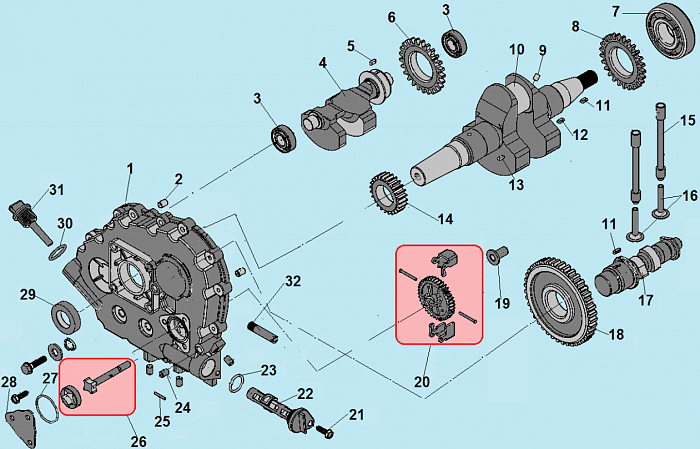 6 ДЕТАЛИ ДИГАТЕЛЯ - БЛОК - СВЕЧА - ГЛОВКА - КЛАПАНА - ПРОКЛАДКИ ГЕНЕРАТОР CHAMPION DG6501E-3