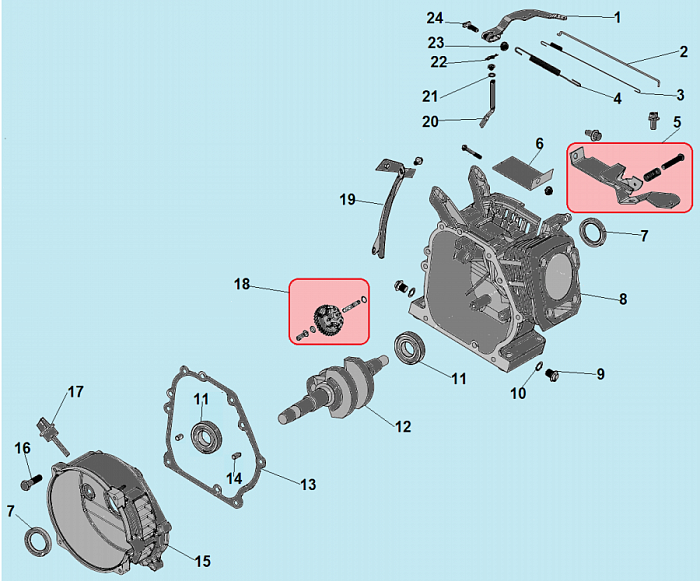 4 ДЕТАЛИ ДВИГАТЕЛЯ - БЛОК - СВЕЧА - ГОЛОВКА - КЛАПАНА - ПРОКЛАДКИ ГЕНЕРАТОР CHAMPION GG3301C