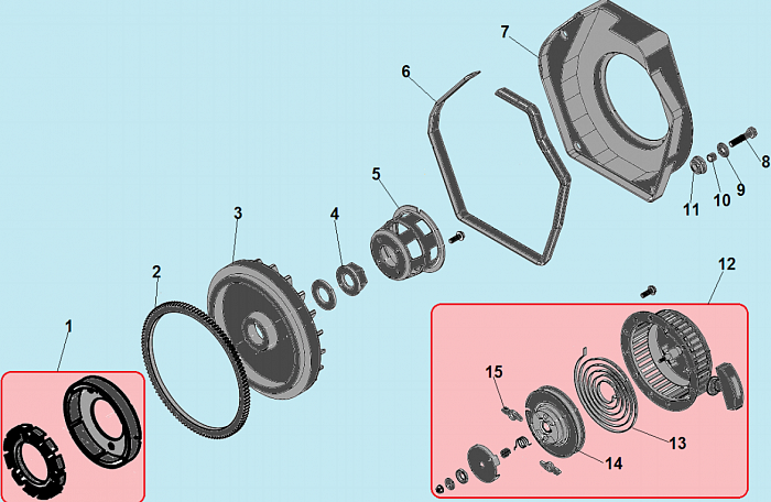 15 СТАРТЕР DC1193E МОТОБЛОК CHAMPION