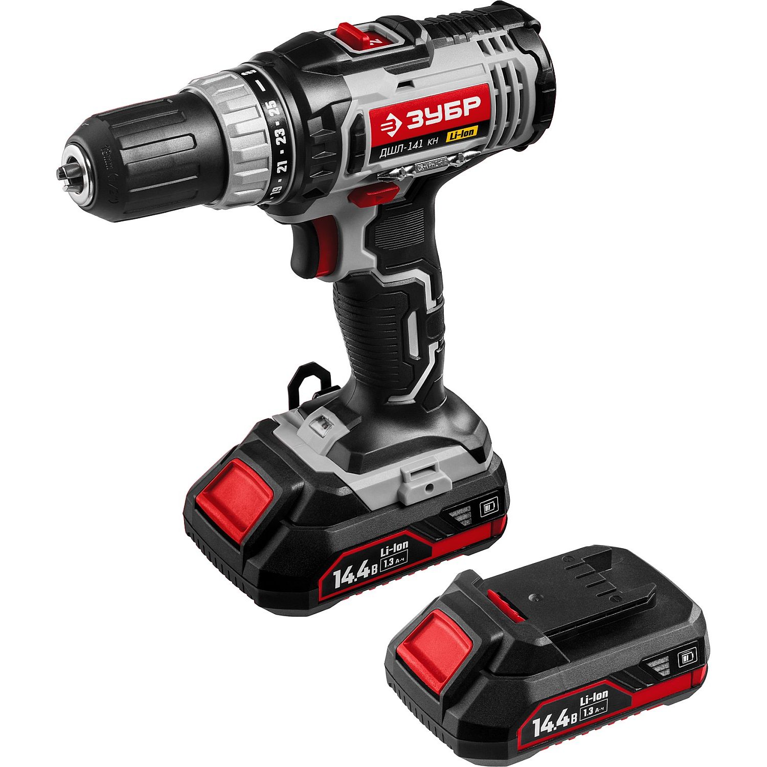 Дрель-шуруповерт, 2 АКБ ДШЛ-141 КН