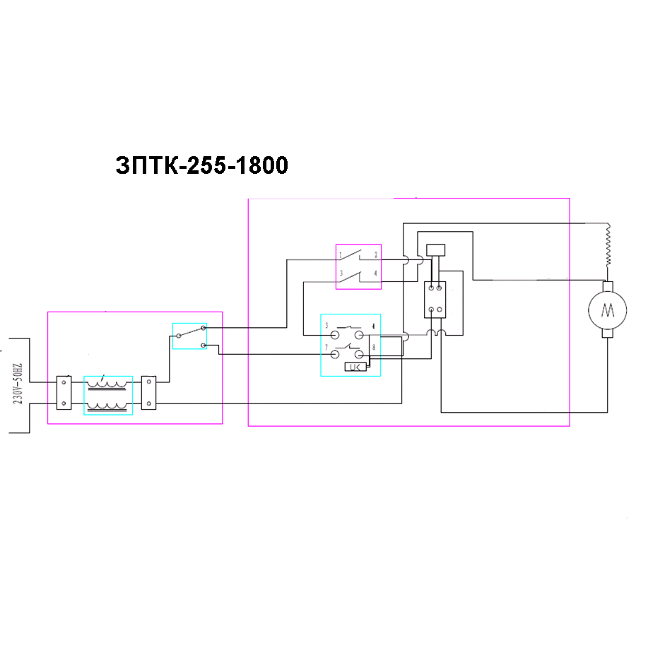 Пила торцовочная комбинированная ЗПТК-255-1800