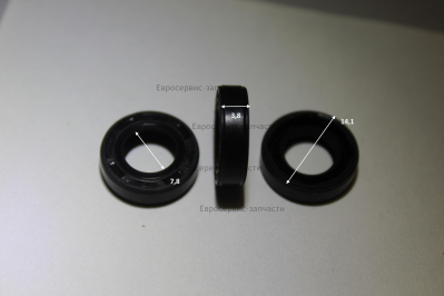 Сальник 8x14x4 380650339-0001  : d8 D14 h4 Цвет чёрный