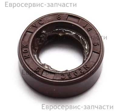 Сальник 8x14x5 380650377-0001 БЭС22500ЕТМК : d8 D14 h5 Цвет коричневый