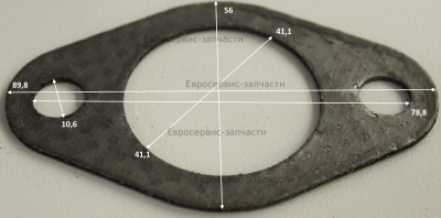 Прокладка выпускного коллектора , HL292F-07002 , ДЭС12000ЕМ