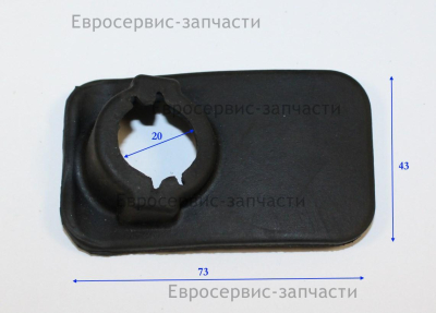 Накладка колпачка свечи зажигания (резиновая)