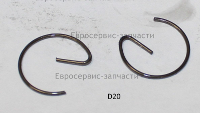 Кольцо стопорное для отверстия d18. 20x1, G-обр. 168.170F