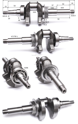 Коленвал в сборе. 130290058-T080. МБ 1600Д100