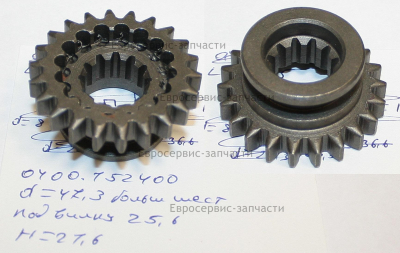 Шестерня передвижения