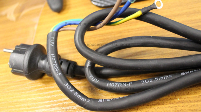 Кабель сетевой 2 м, 3х2,5 мм2