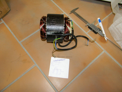 Статор эл/двигателя 1,5/220В 67х128-71-139 стальной гладкий