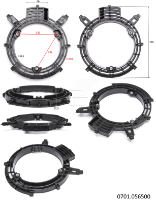 Держатель кожуха эл/двигателя  D.03.37.W024