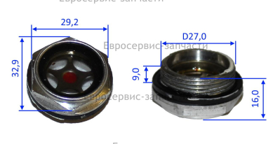 Глазок в сборе. GPV-2090C-200-019. КПР 200/900/5.5