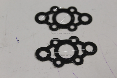 Прокладка под коллектор впускной овал 12х21 9208-987108: Т1150
