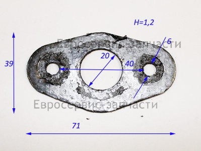 Прокладка глушителя. 180660077-0001. K 4500L