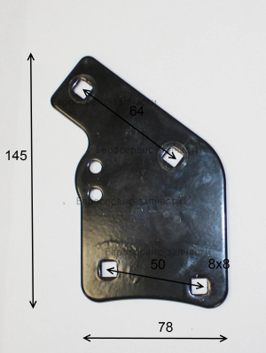 Кронштейн ручки левый  30220030000 ЕКА 36БЛ430(Е1601.001.00)