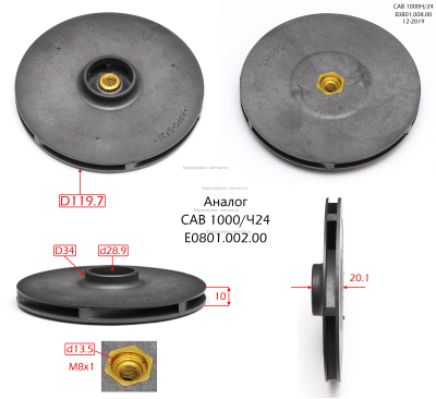 Колесо рабочее