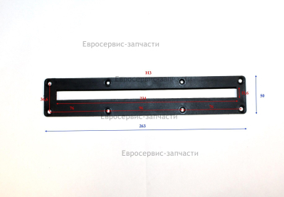 Стружкоотбойная накладка стола