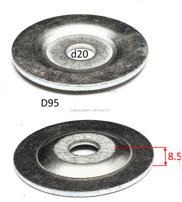 Фланец прижимной внешний D.20х95 мм