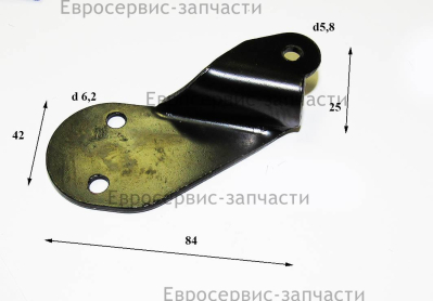 Кронштейн рейки соединительной