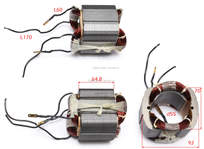 Статор  ZID-UL-200B-9. ВЭ 2050