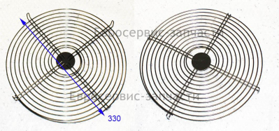 Решетка задняя