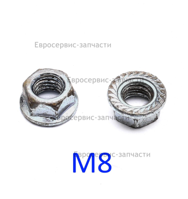 Гайка фланцевая M8