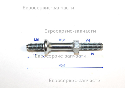 Шпилька M6х60 мм