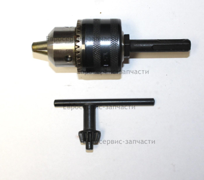 Патрон ключевой 1,5-13 мм с адаптером под SDS+