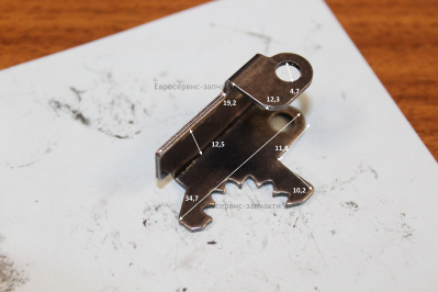 Пластина стопорная зубчатая