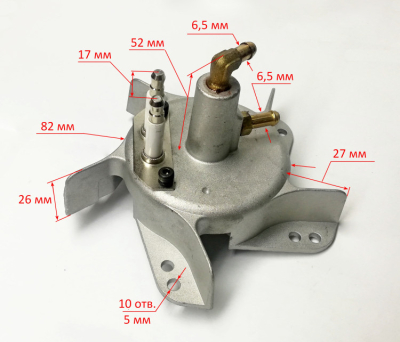 Головка камеры сгорания в сборе для ТДП-30000(34,36,37,38) c BG12