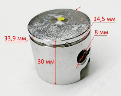 Поршень D=34мм для BS-25(4) TPW, 25(8) ТМ, 25(20) ООY