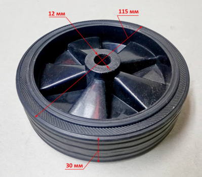 Колесо для КМП-230/24 SEW, 230/24(67), 240/50(59) JST