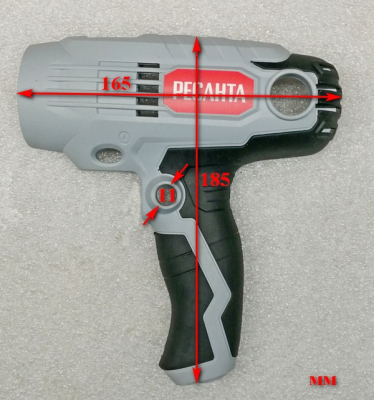 Левая половина корпуса (серый) для СШ-550-2(6) Ресанта KNT