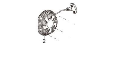 Стартер ручной в сборе