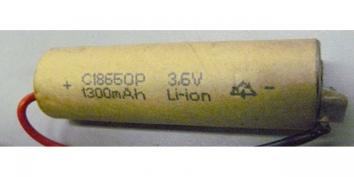 Аккумуляторный элемент Li-ion 3,6V 1300mAh